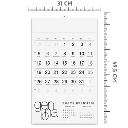 Calendario olandese 2026 personalizzato | Cod. PA513