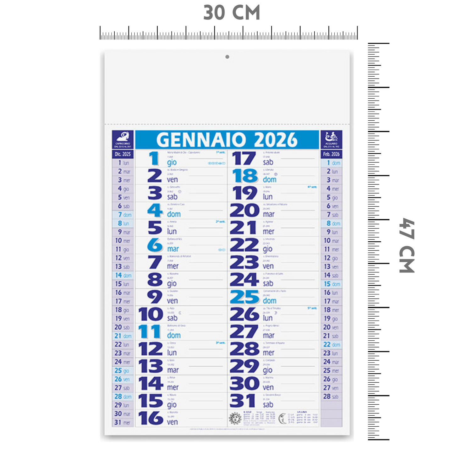 Calendario olandese 2026 personalizzato | Cod. PA620