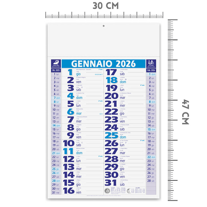 Calendario olandese 2026 personalizzato | Cod. PA620