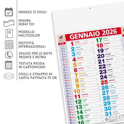 Calendario olandese 2026 personalizzato | Cod. PA600
