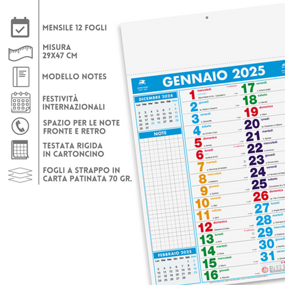 Calendari personalizzati 2025 olandesi PA422