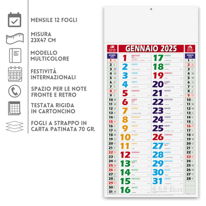 Calendario olandese 2025 personalizzato | Cod. PA658