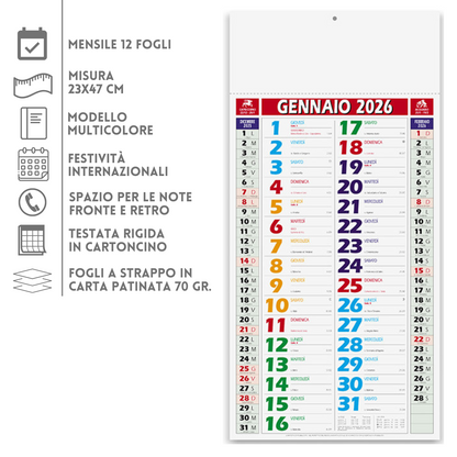 Calendario olandese 2026 personalizzato | Cod. PA658