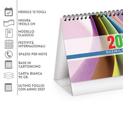 Calendario da banco 2026 personalizzato | Cod. PA730