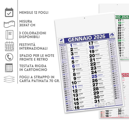 Calendario olandese 2026 personalizzato | Cod. PA646