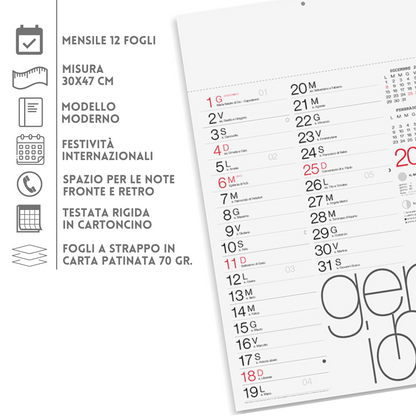 Kit Calendario 2026 + Penna Touch Personalizzati | Cod. Kit Master