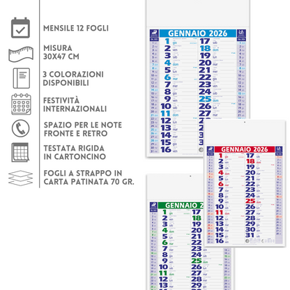 Calendario olandese 2026 personalizzato | Cod. PA620