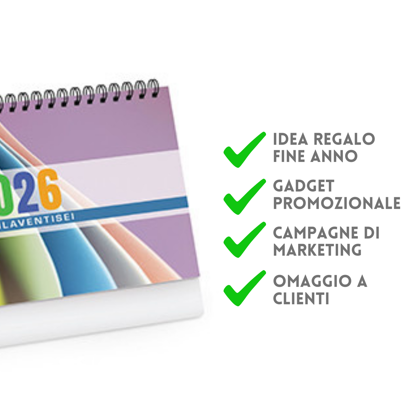 Calendario da banco 2026 personalizzato | Cod. PA730
