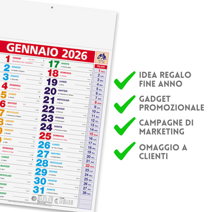 Calendario olandese 2026 personalizzato | Cod. PA600