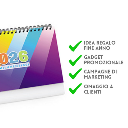 Calendario da banco 2026 personalizzato | Cod. PA725
