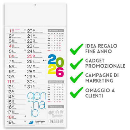 Calendario olandese 2026 personalizzato | Cod. PA654