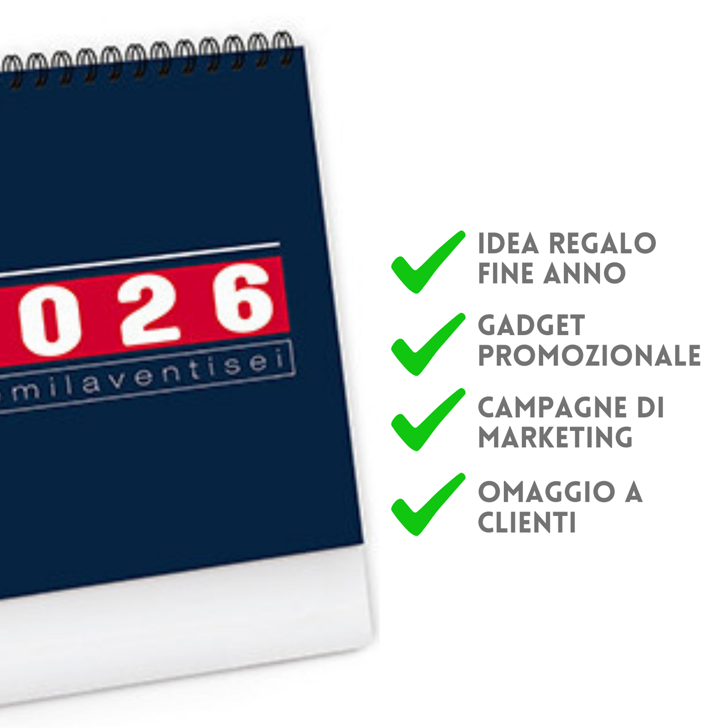Calendario da banco 2026 personalizzato | Cod. PA745