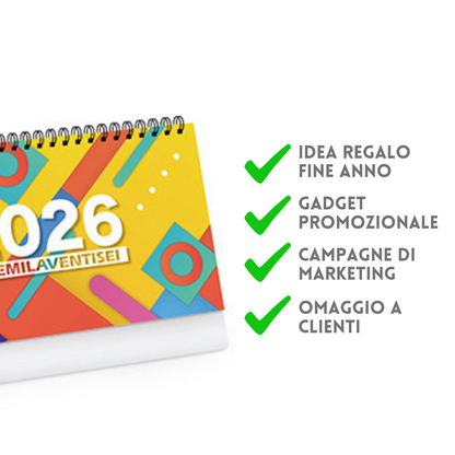 Calendario da banco 2026 personalizzato | Cod. PA705