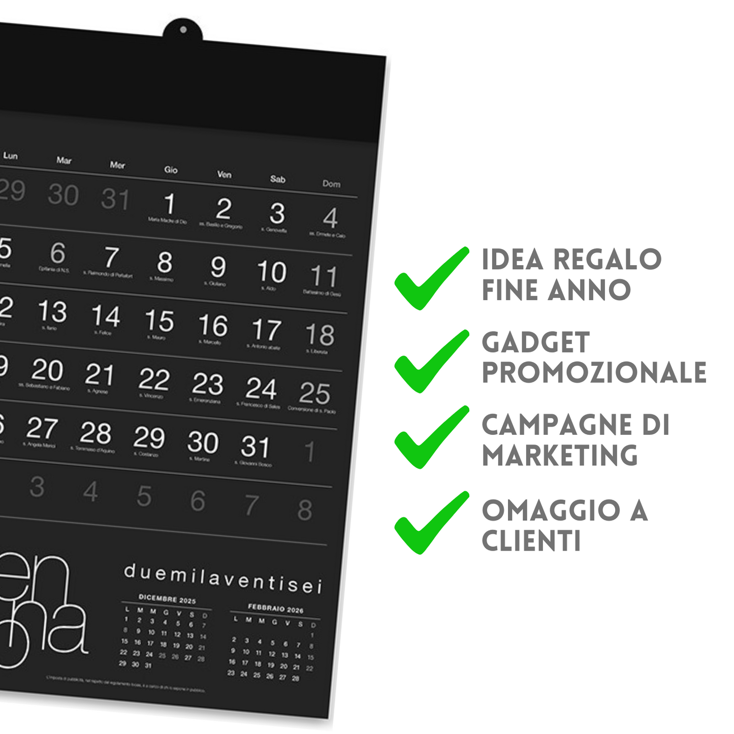 Calendario olandese 2026 personalizzato | Cod. PA514