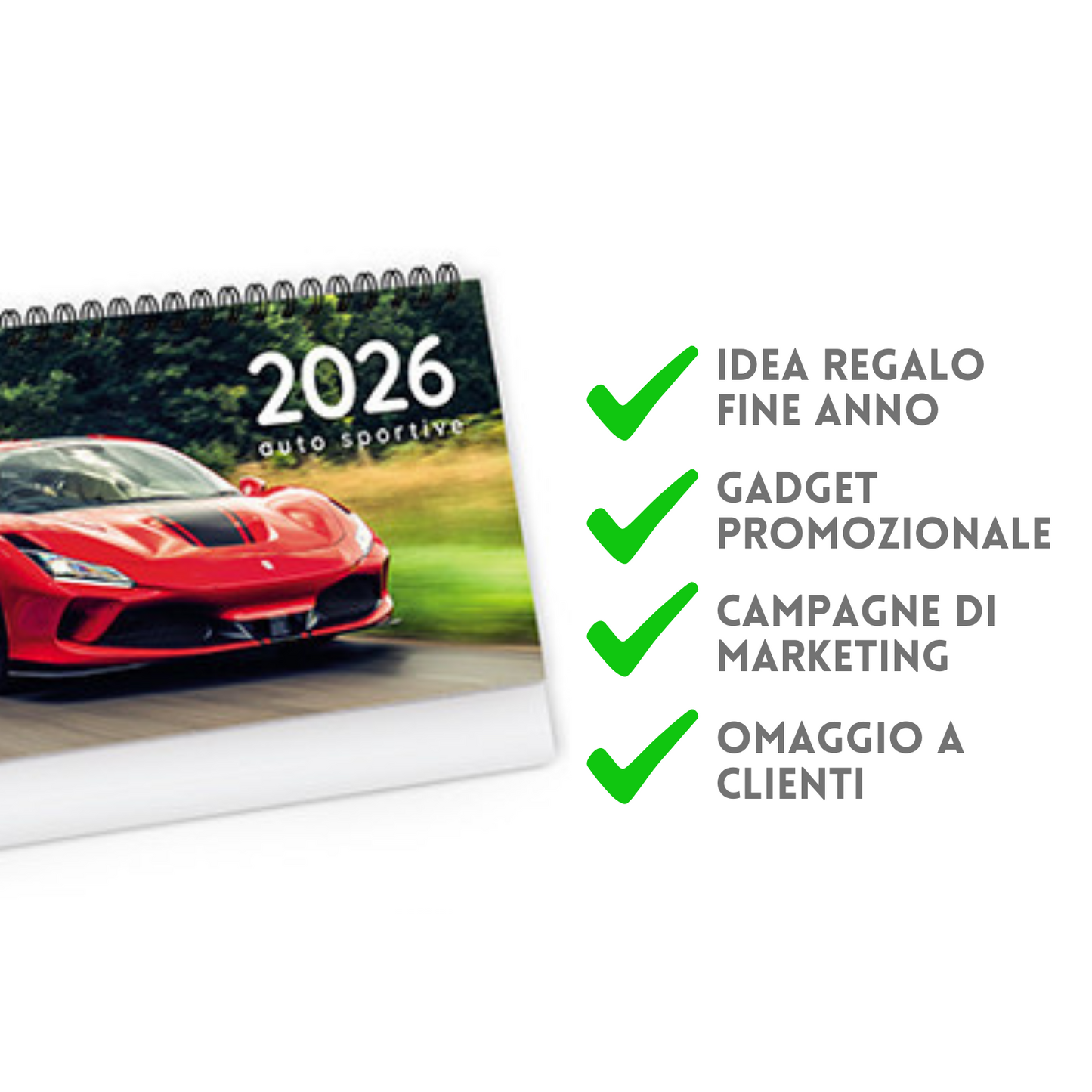 Calendario da banco 2026 Auto Sportive | Cod. PA406
