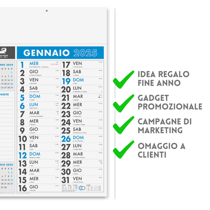 Calendari personalizzati 2025 olandesi PA636