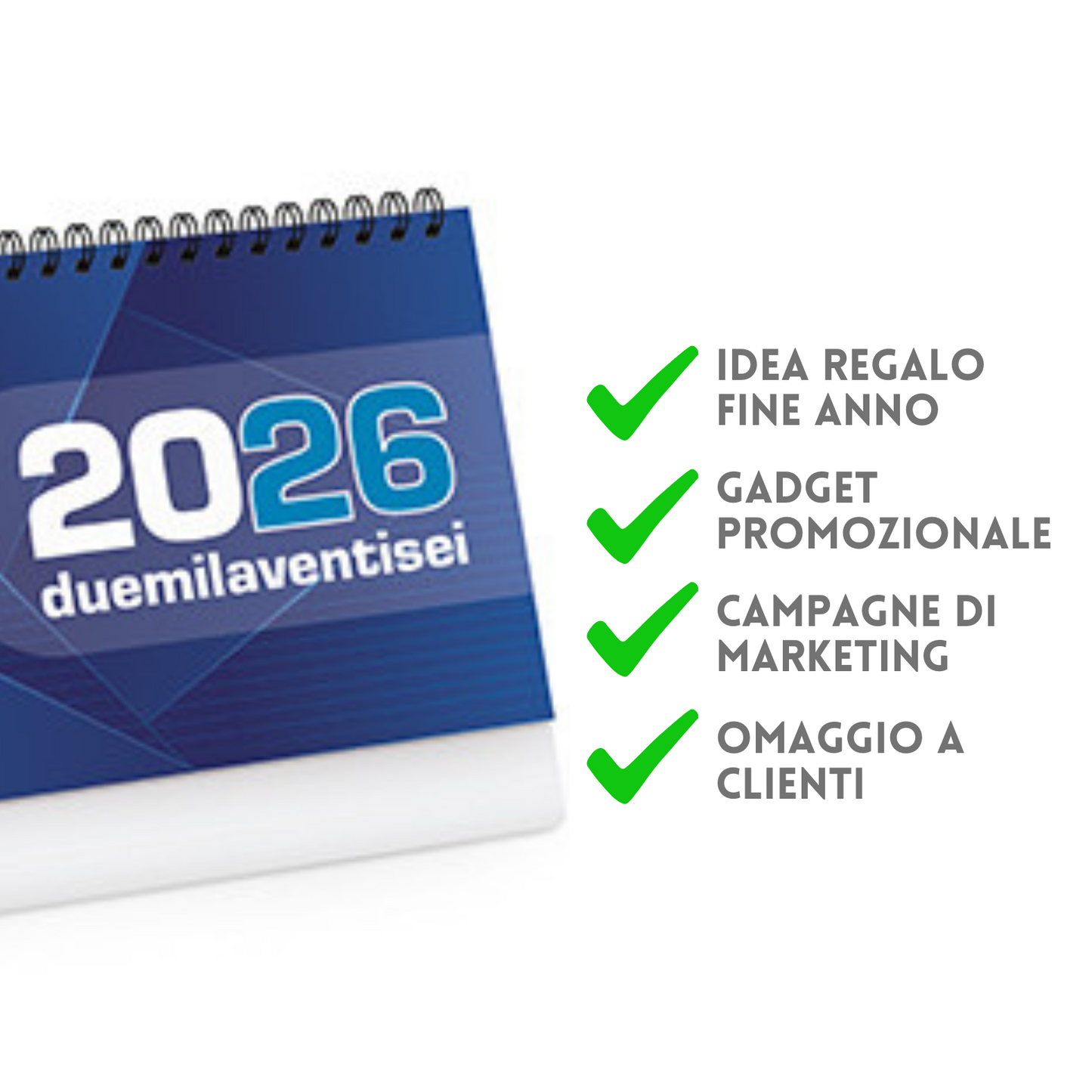 Calendario da banco 2026 personalizzato | Cod. PA710