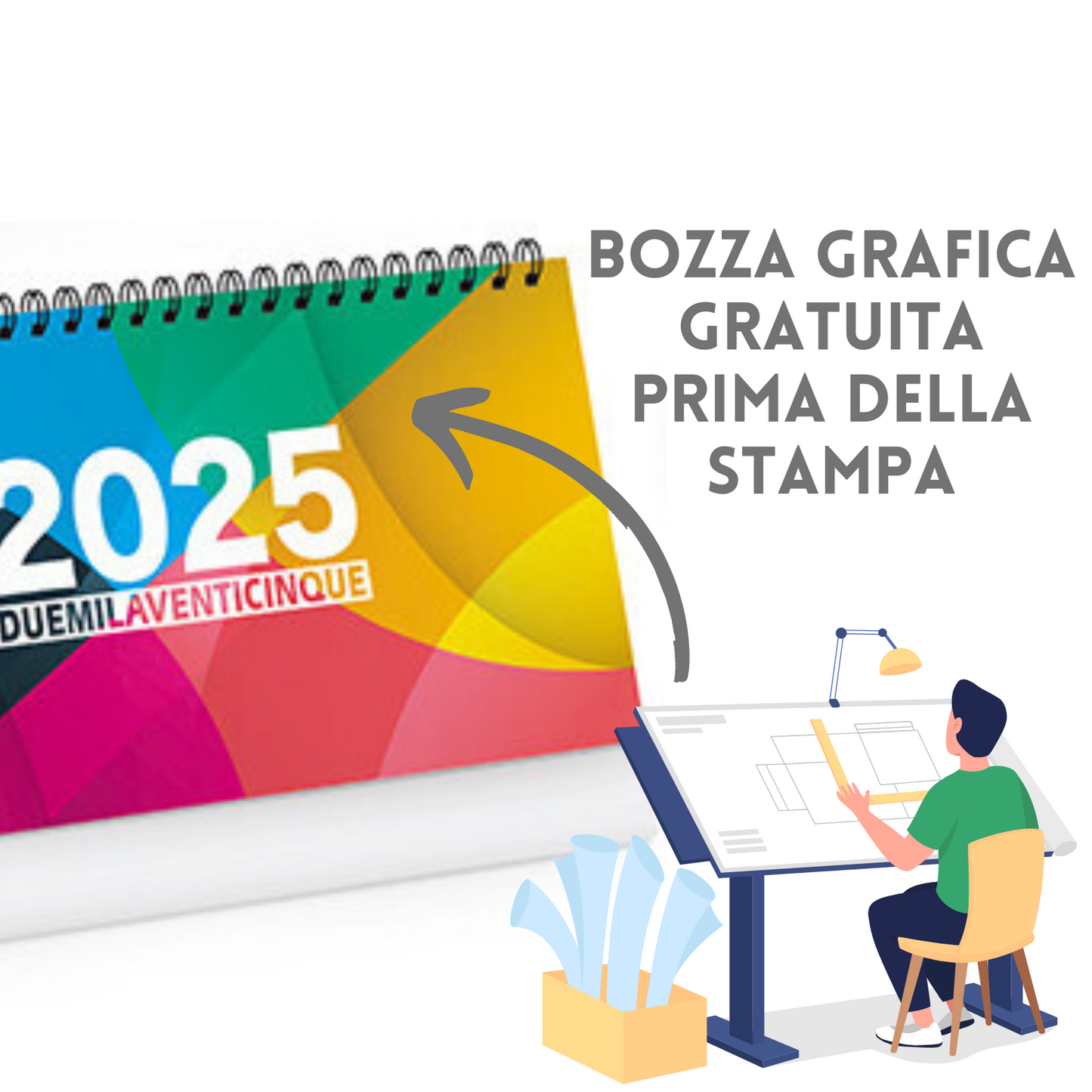 Calendari personalizzati 2024 da banco PA705