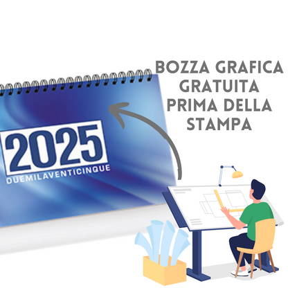 Calendari personalizzati 2025 da banco PA715