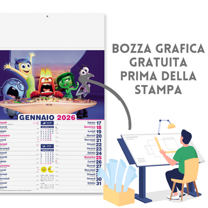 Calendario illustrato 2026 Favole | Cod. PA105