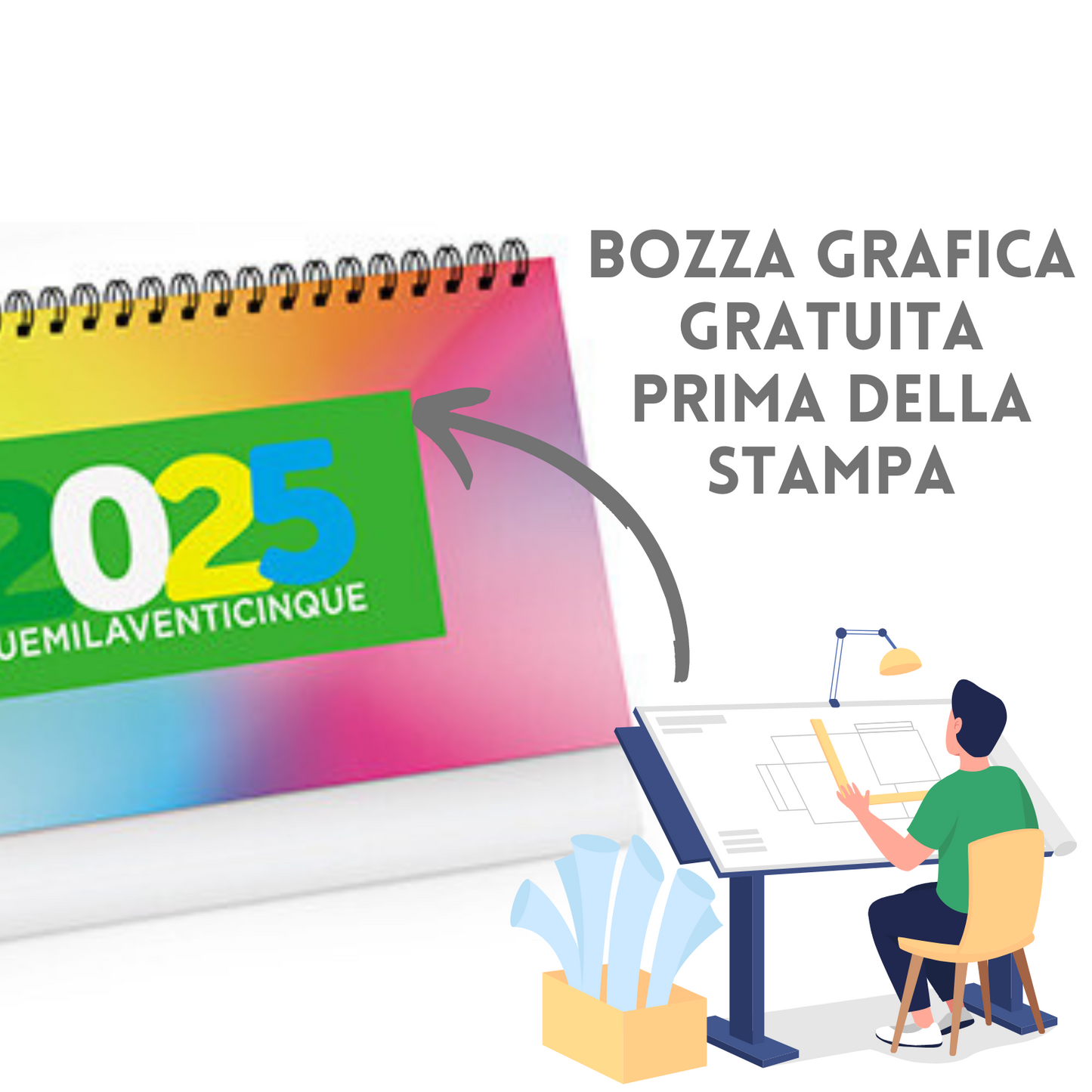 Calendari personalizzati 2024 da banco PA706