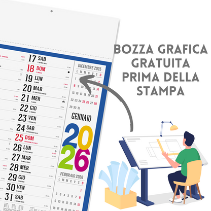 Calendario olandese 2026 personalizzato | Cod. PA614