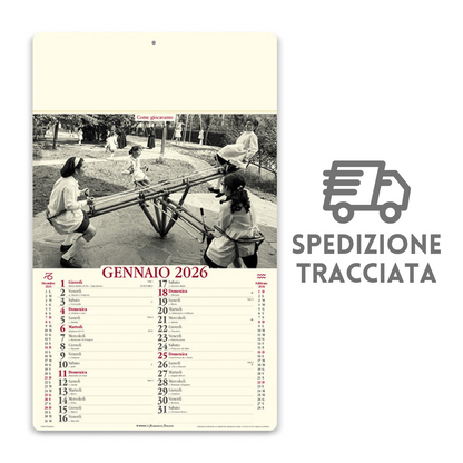 Calendario illustrato 2026 come eravamo | Cod. PA022