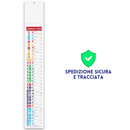 Calendario personalizzato 2026 modello Ultra-Slim | Cod. PA677