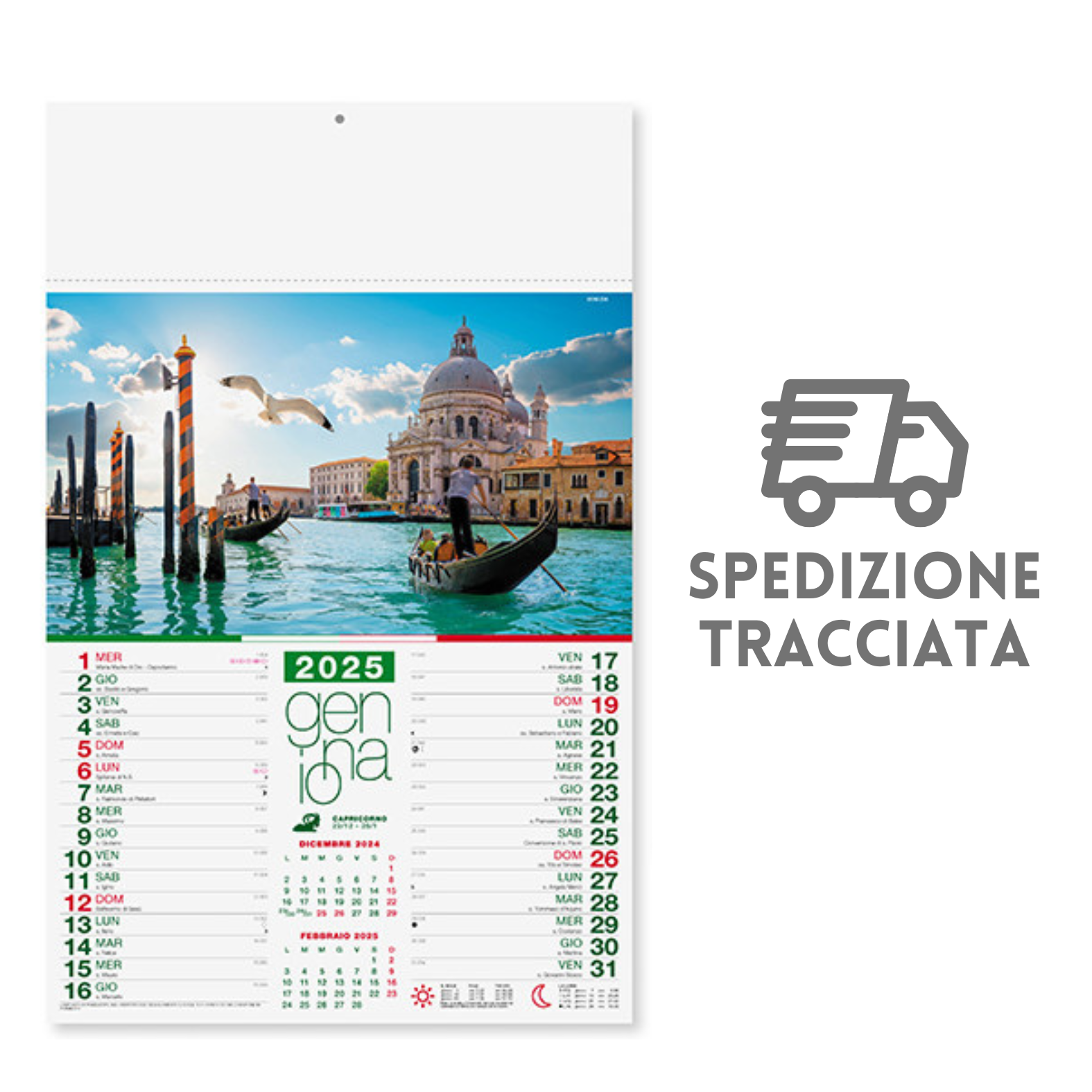 Calendari personalizzati 2025 illustrati PA116