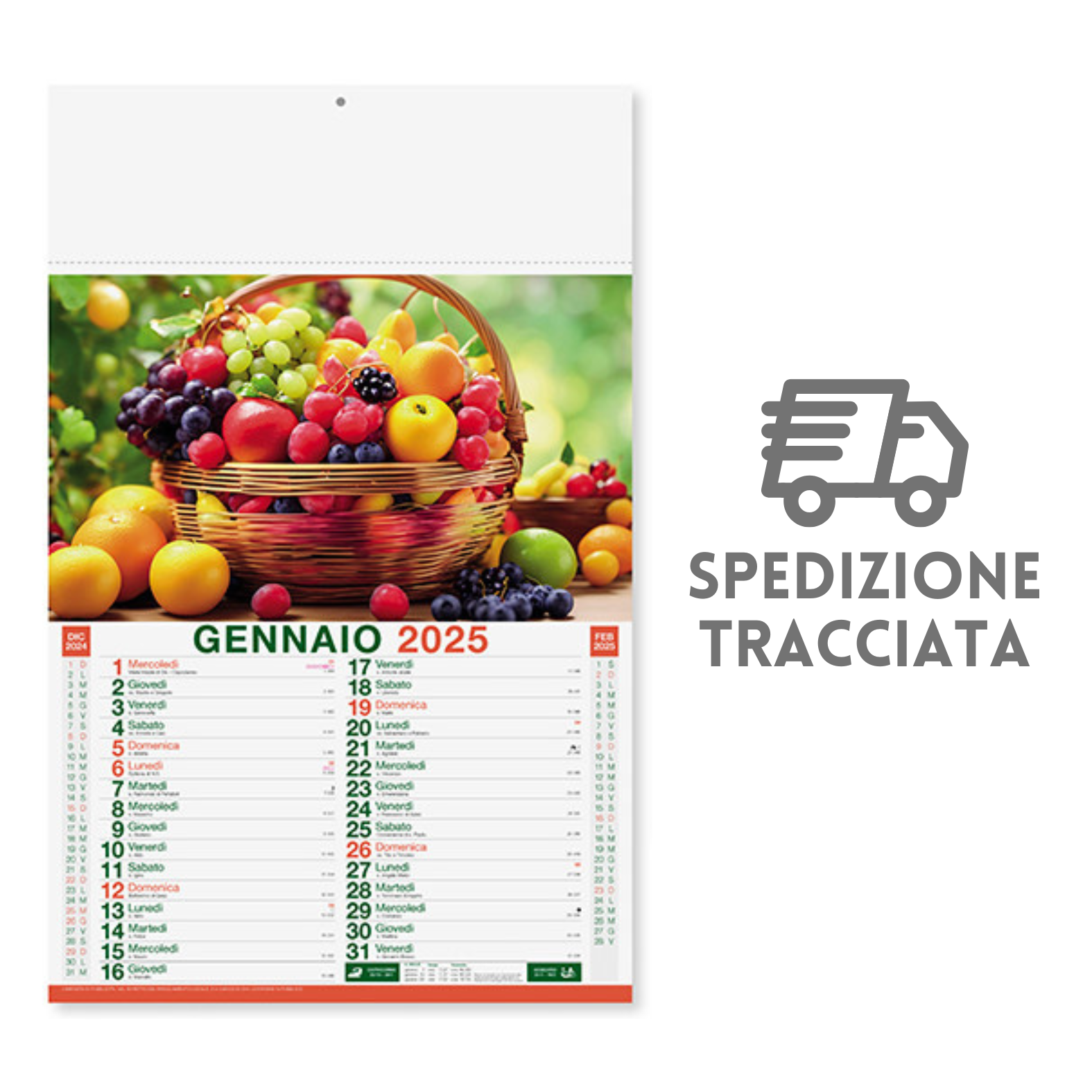 Calendari personalizzati 2025 illustrati PA146