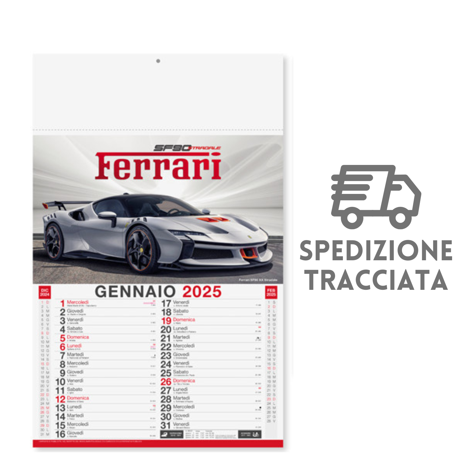 Calendari personalizzati 2025 illustrati PA162