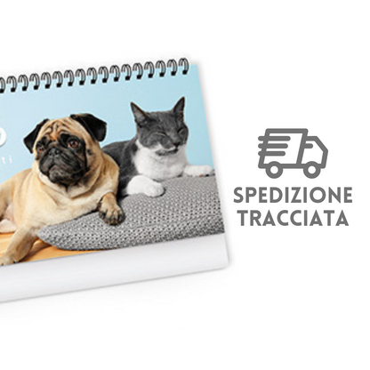 Calendario da banco 2026 Cani e Gatti | Cod. PA403