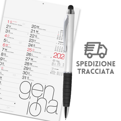 Kit Calendario 2026 + Penna Touch Personalizzati | Cod. Kit Master