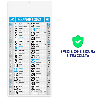 Calendario olandese GIGANTE 2026 personalizzato | Cod. PA523