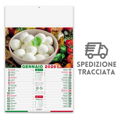 Calendario illustrato 2026 Prodotti Tipici | Cod. PA140