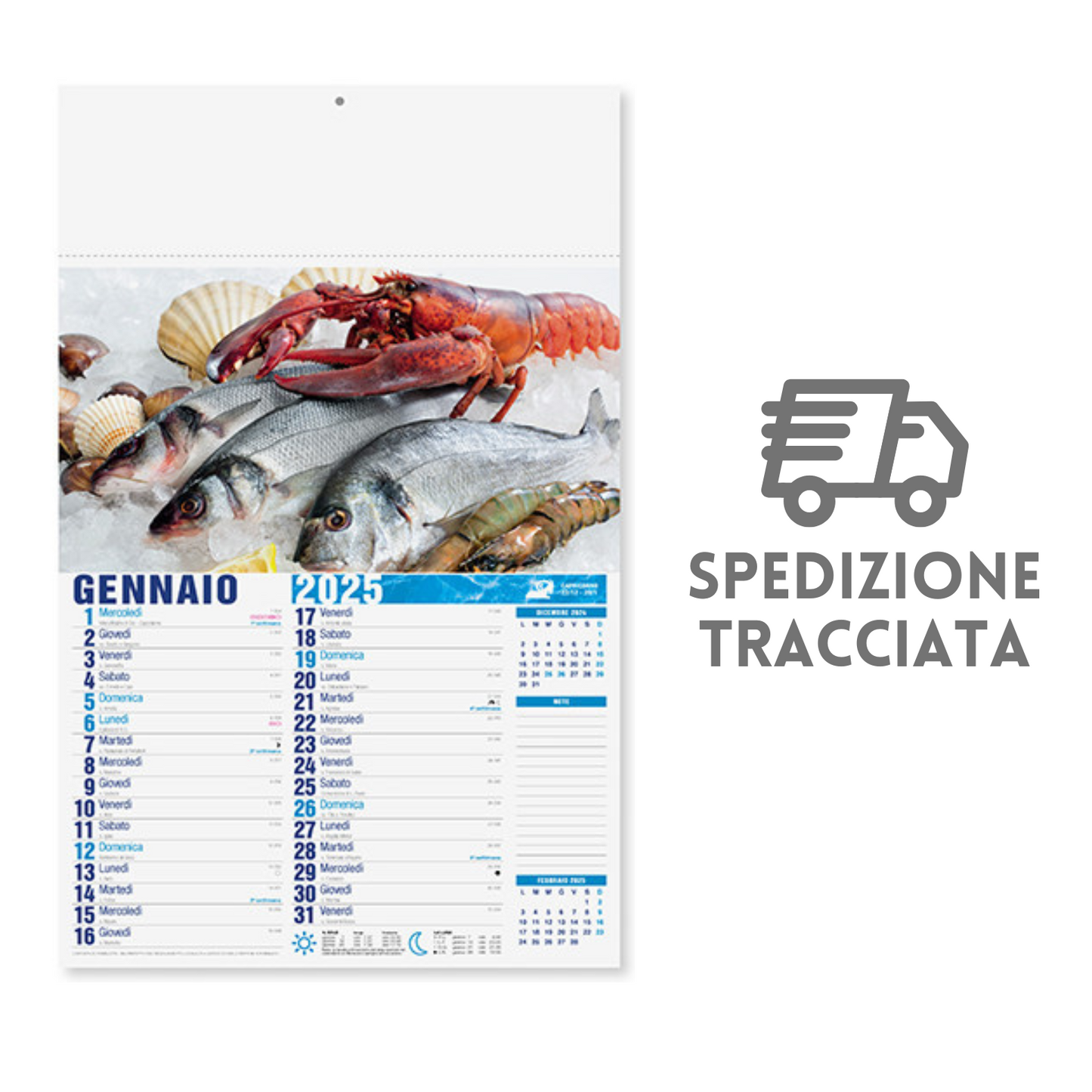 Calendari personalizzati 2025 illustrati PA144