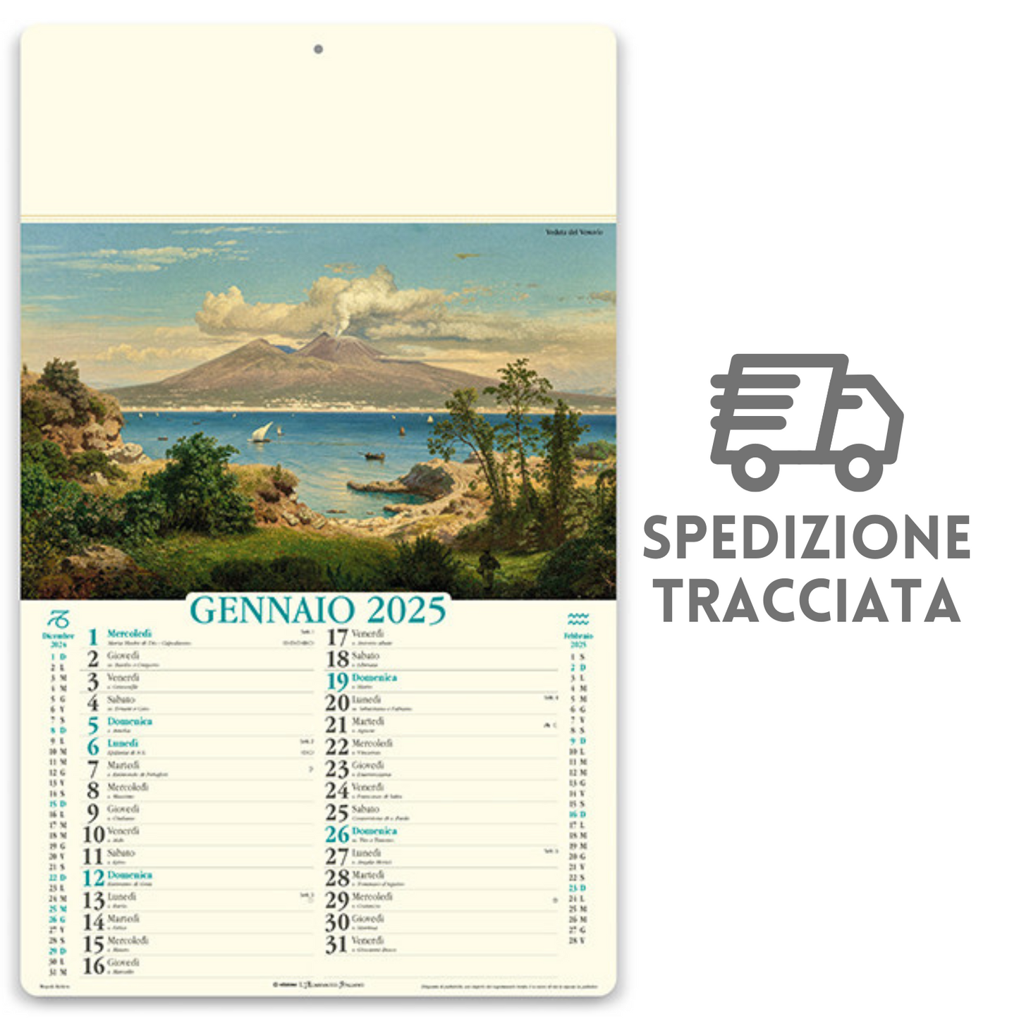 Calendari personalizzati 2025 illustrati PA018