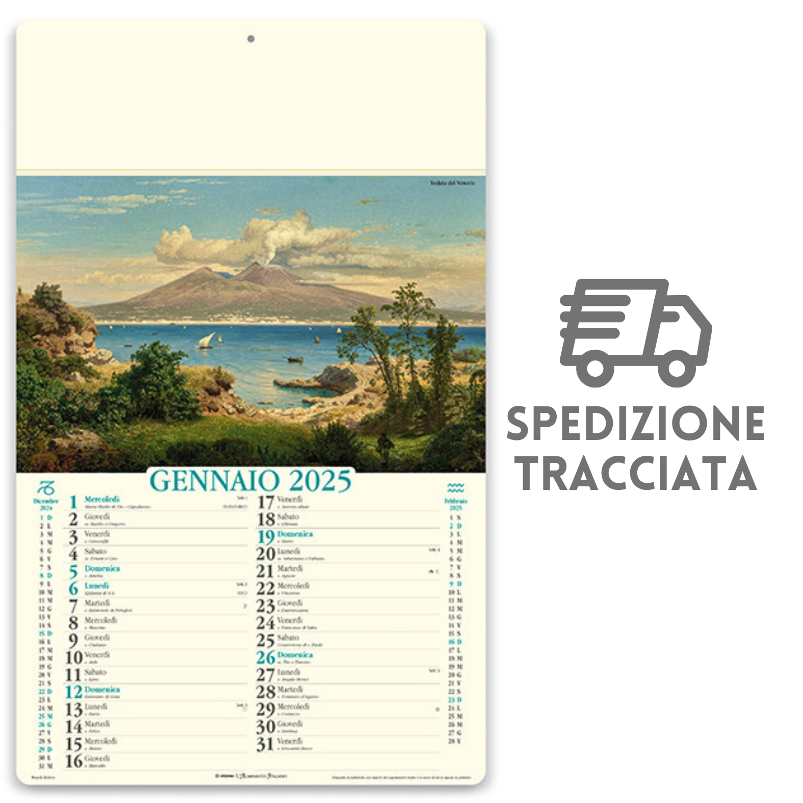 Calendari personalizzati 2025 illustrati PA018