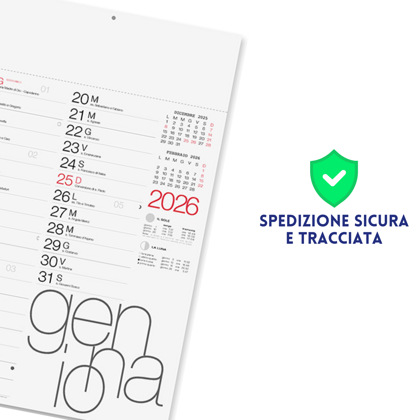 Calendario olandese 2026 personalizzato | Cod. PA615