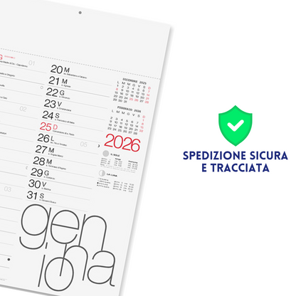 Calendario olandese 2026 personalizzato | Cod. PA615