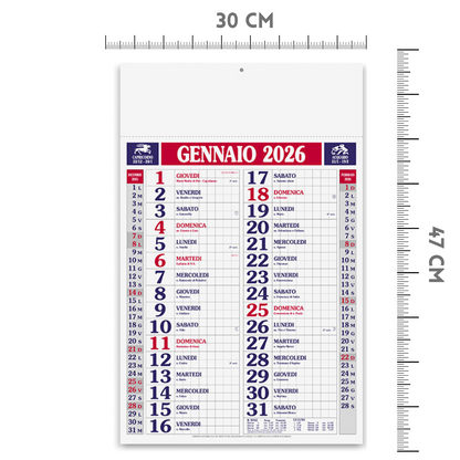 Calendario olandese 2026 personalizzato | Cod. PA610