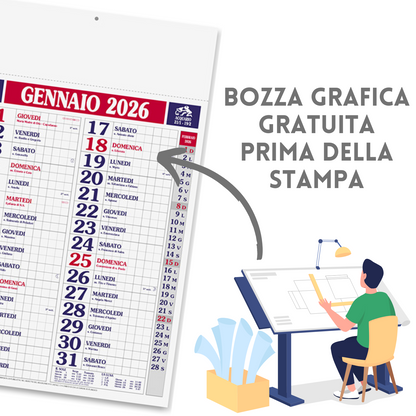 Calendario olandese 2026 personalizzato | Cod. PA610