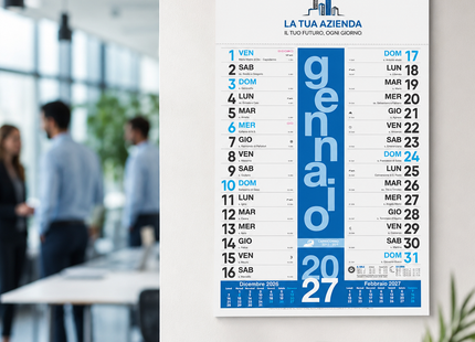 Calendario olandese personalizzato 2027 Colors