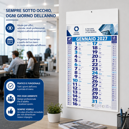 Calendario olandese personalizzato 2027 Smart