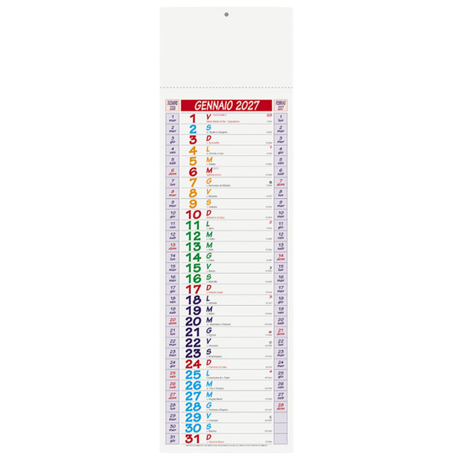 Calendario olandese personalizzato 2027 Silhouette