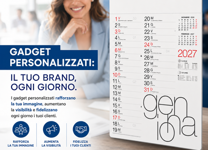 Calendario olandese personalizzato 2027 Moderno