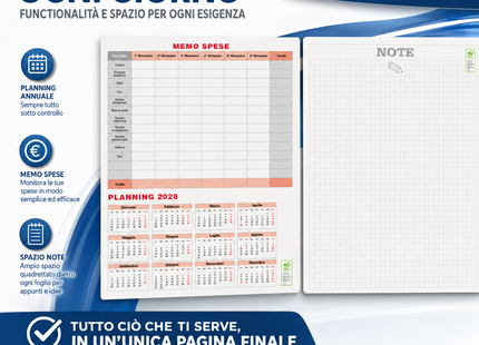 Calendario olandese personalizzato 2027 Moderno