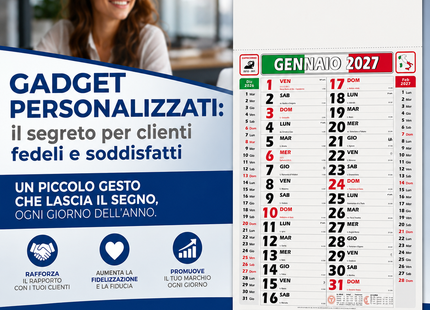 Calendario olandese personalizzato 2027 Italy