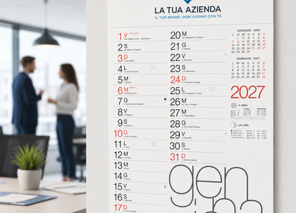 Calendario olandese personalizzato 2027 Moderno