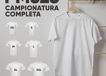 Campionatura T-shirt Freedom 150 White – 7 maglie PM325